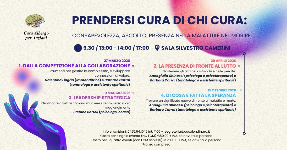 Prendersi cura di chi cura